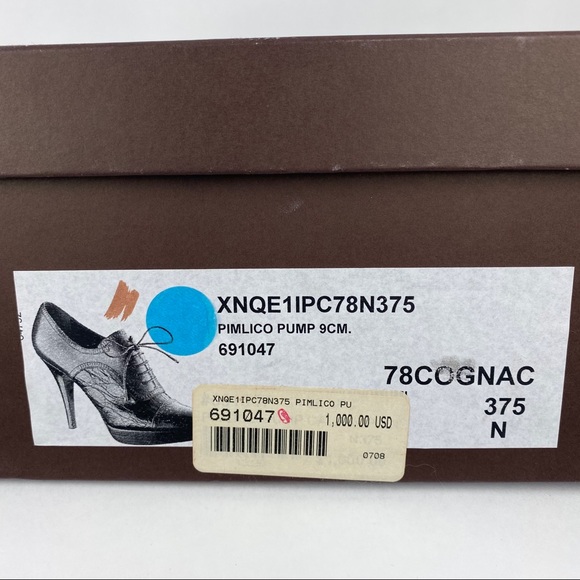 Louis Vuitton Cognac Lace-Up Booties - Picture 3 of 8